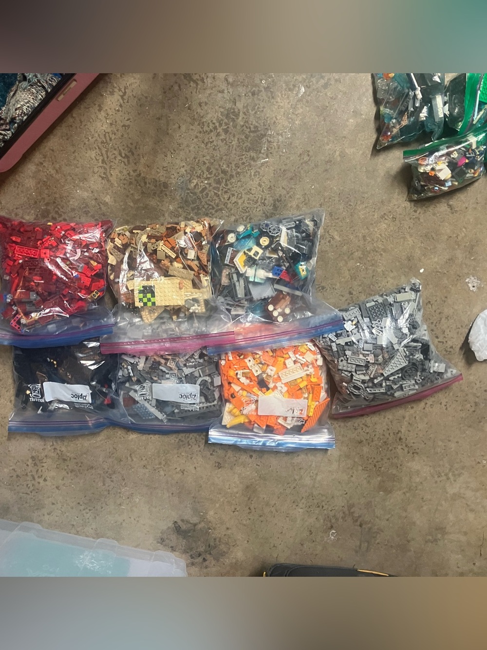 Lego Mixed lot, many colors, Parts Assortment some great stuff like new